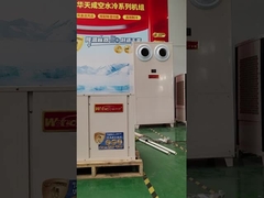 Süpermarket Depo Yeraltı Garajı için tavan kanal tipi buharlaştırıcı soğutma ısı pompası