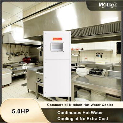 satın al R410a 5 HP Commercial Kitchen High Temperature Hot Water Cooling Unit Çevrimiçi üretim