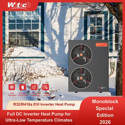 satın al 380V Inverter R410a/R32 Monoblock Özel Sürüm ısı pompası ısıtıcı ve soğutucu için -35°C işleyiş Çevrimiçi üretim