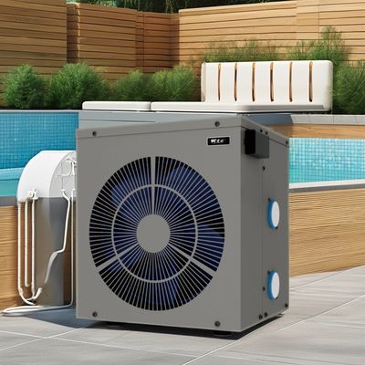 Mini AC Açık Kapalı Havuz Isıtması Dolaşımlı Sıcak Havuz Sıcaklık Pompası Yüzme Havuzu Su Isıtması