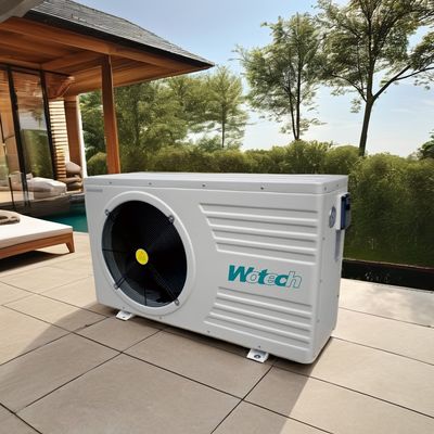 9m3/h Su Akış Hızı Wotech 220V 21 KW R32 Havuz Isı Pompası İngilizce Çalışma dili