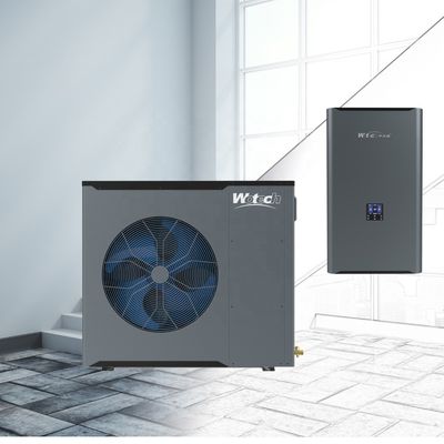 Sürdürülebilir evler için elektrikli bölünmüş ısı pompası R32 12 kW 220V sıcaklık kontrolü