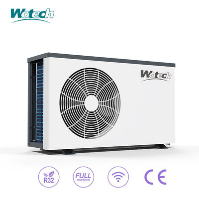Yüzme 12kw havuz ısı pompası R32 Tam Inverter Ev Su Akış Hızı 4-6m3/H için