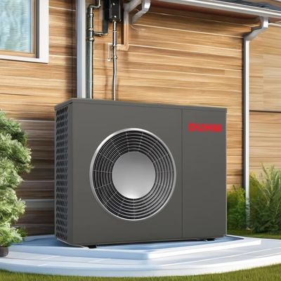 16 kW R290 EVI Otel Evcillik Tozla Kaplı Galvanize Çelik için Hava Kaynağı Isı Pompası