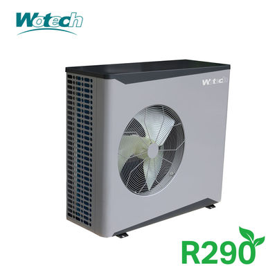 Wotech 220V 15kw Hava Su Isı Pompası Monoblock R290 A / A Euro Standart DHW Isı Pompası
