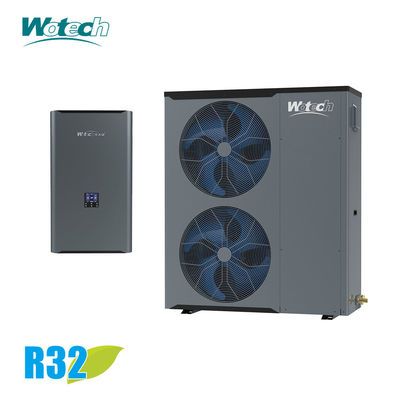 380V 22kw Sıcaklık Pompası Havadan Suya Bölünmüş R32 Ev ısıtması için Euro Standartı