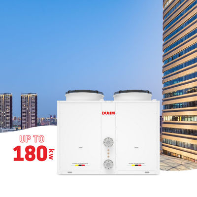 Alışveriş merkezlerinde ve okullarda banyo için bağımsız 180kw R410a 3 fazlı ısı pompası
