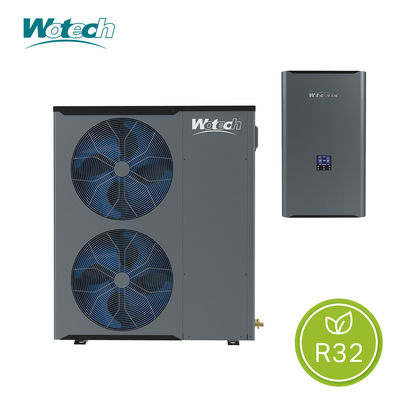 Ev ısıtma Wotech 380V 20kw Split R32 Havadan suya ısı pompası Euro Standart